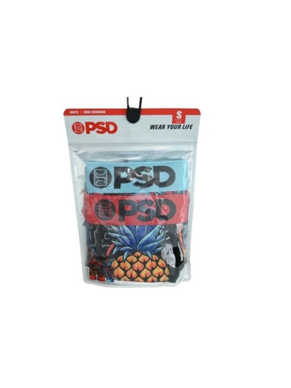 NEW PSD Men's Core Standards 2 Pack Boxer Briefs Underwear Multicolor Size S
